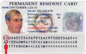 permanent resident in commuter status green card