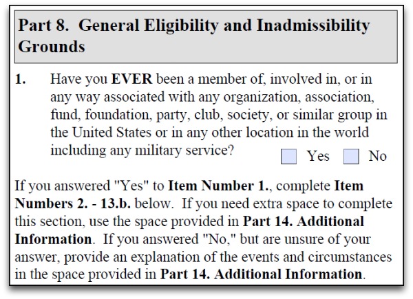 Part 3 Screenshot of I-485 Instructions