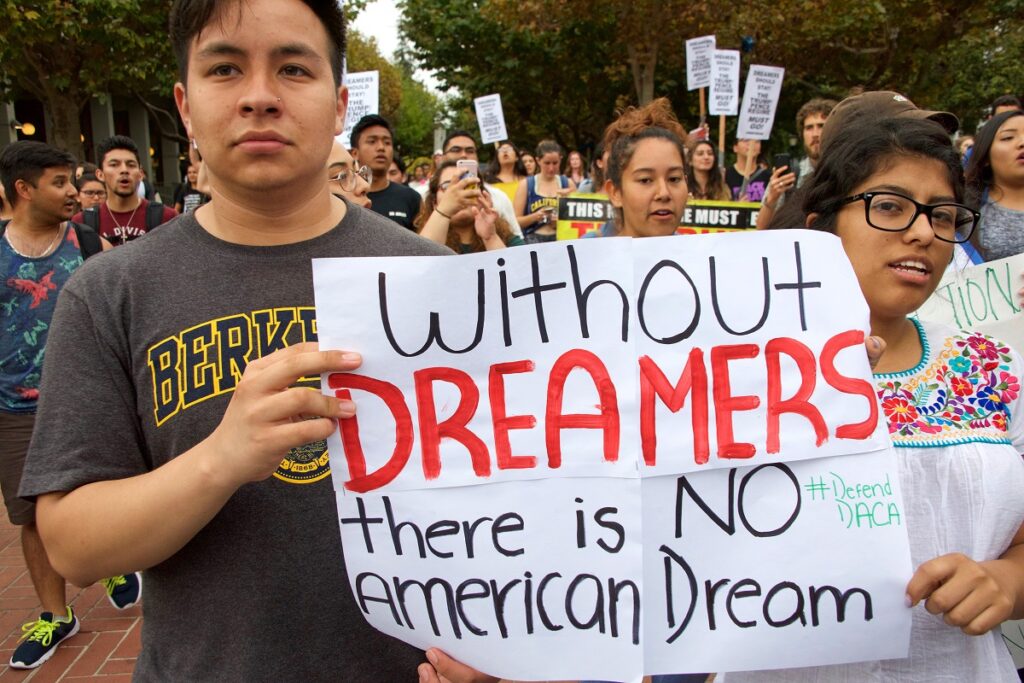 Dreamers march for DACA benefits