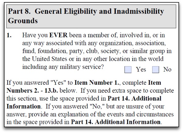 Part 3 Screenshot of I-485 Instructions