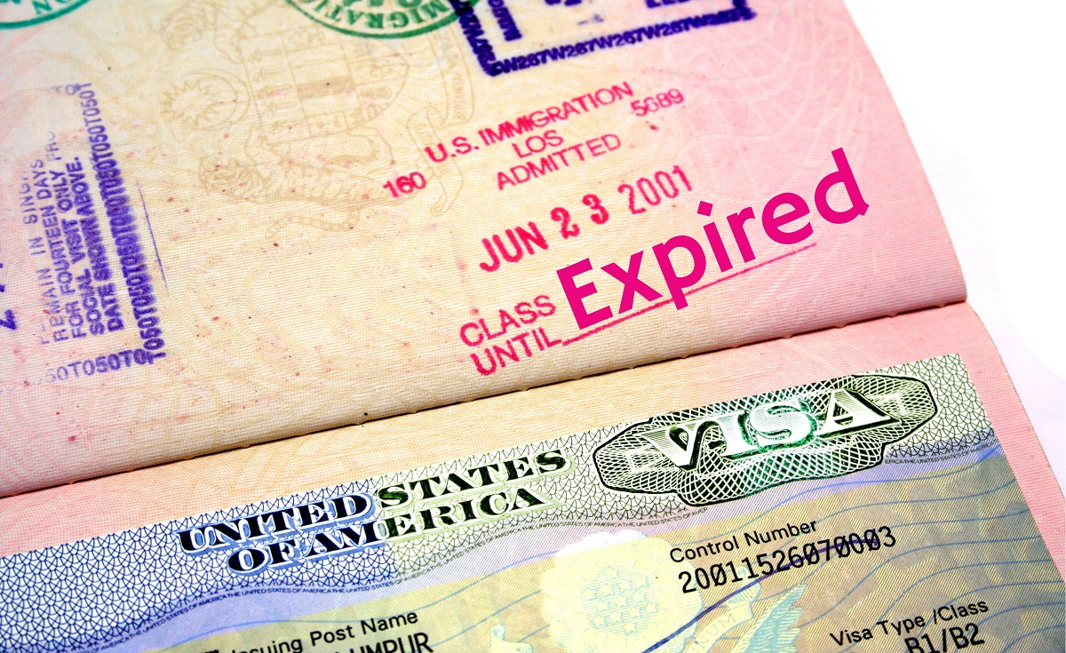 Visa Overstay: US visa shows expired status