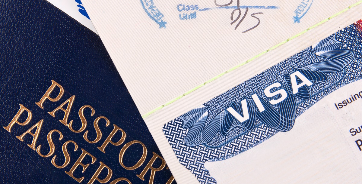 Passport and visa representing the 90-day rule